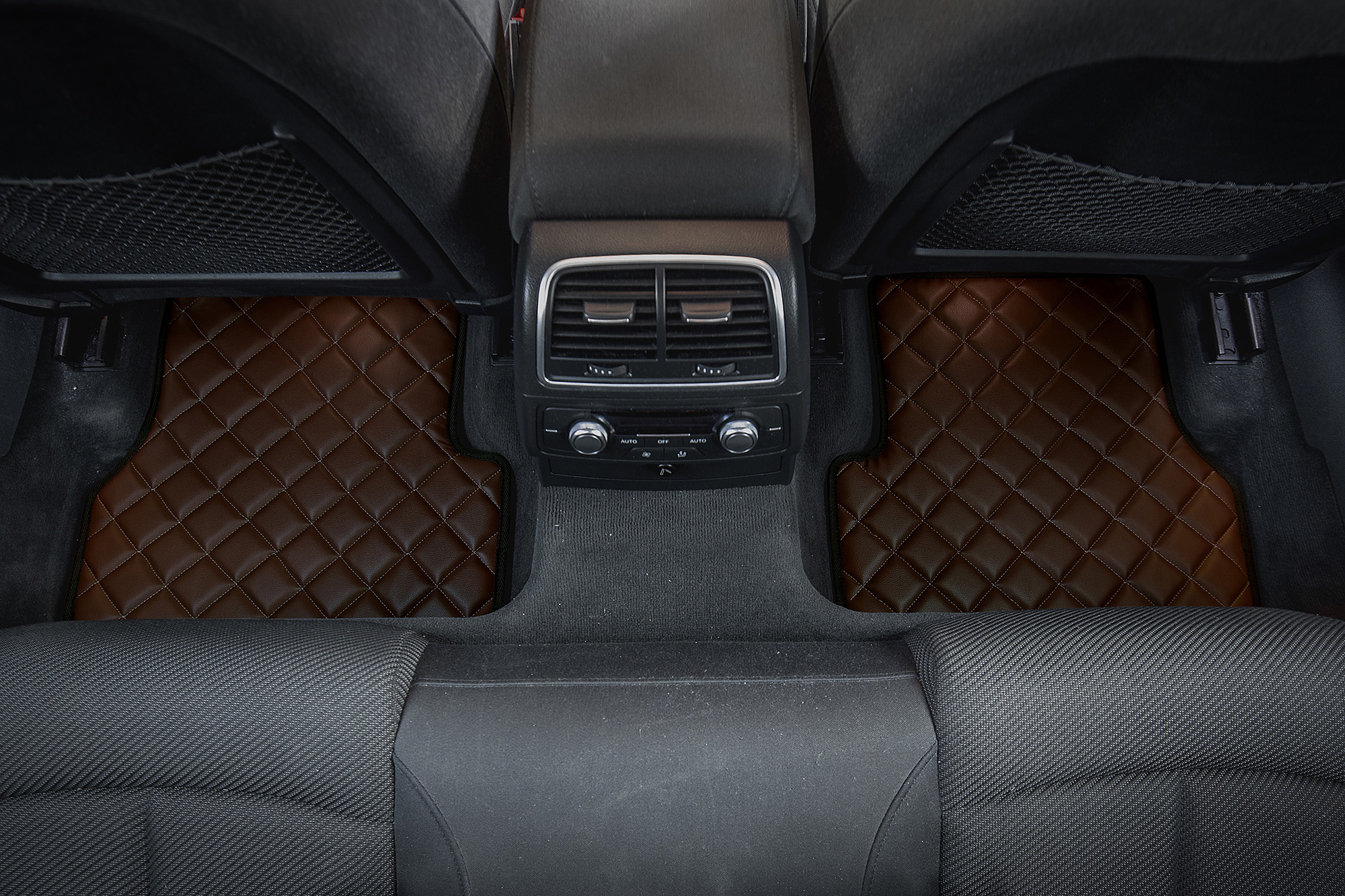 covorase podea spate sofer pasager set AUDI Q3 8U accesorii auto masina pieie eco sintetica matlasata pvc 2