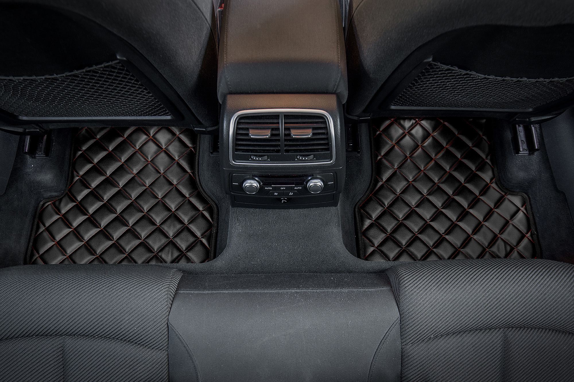 covorase podea spate sofer pasager set AUDI Q5 8R accesorii auto masina pieie eco sintetica matlasata pvc 2