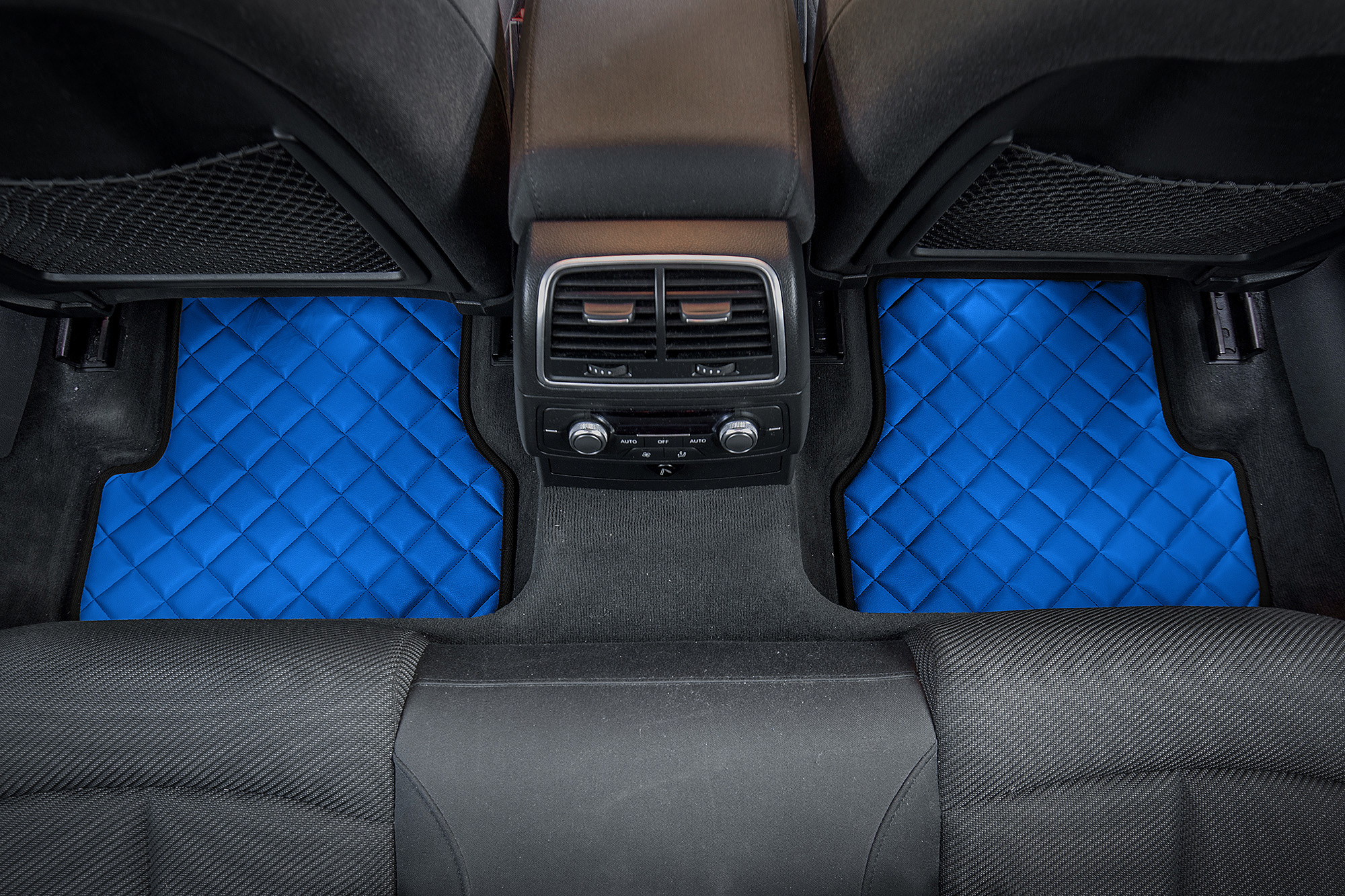 covorase podea spate sofer pasager set AUDI Q7 4M accesorii auto masina pieie eco sintetica matlasata pvc 2