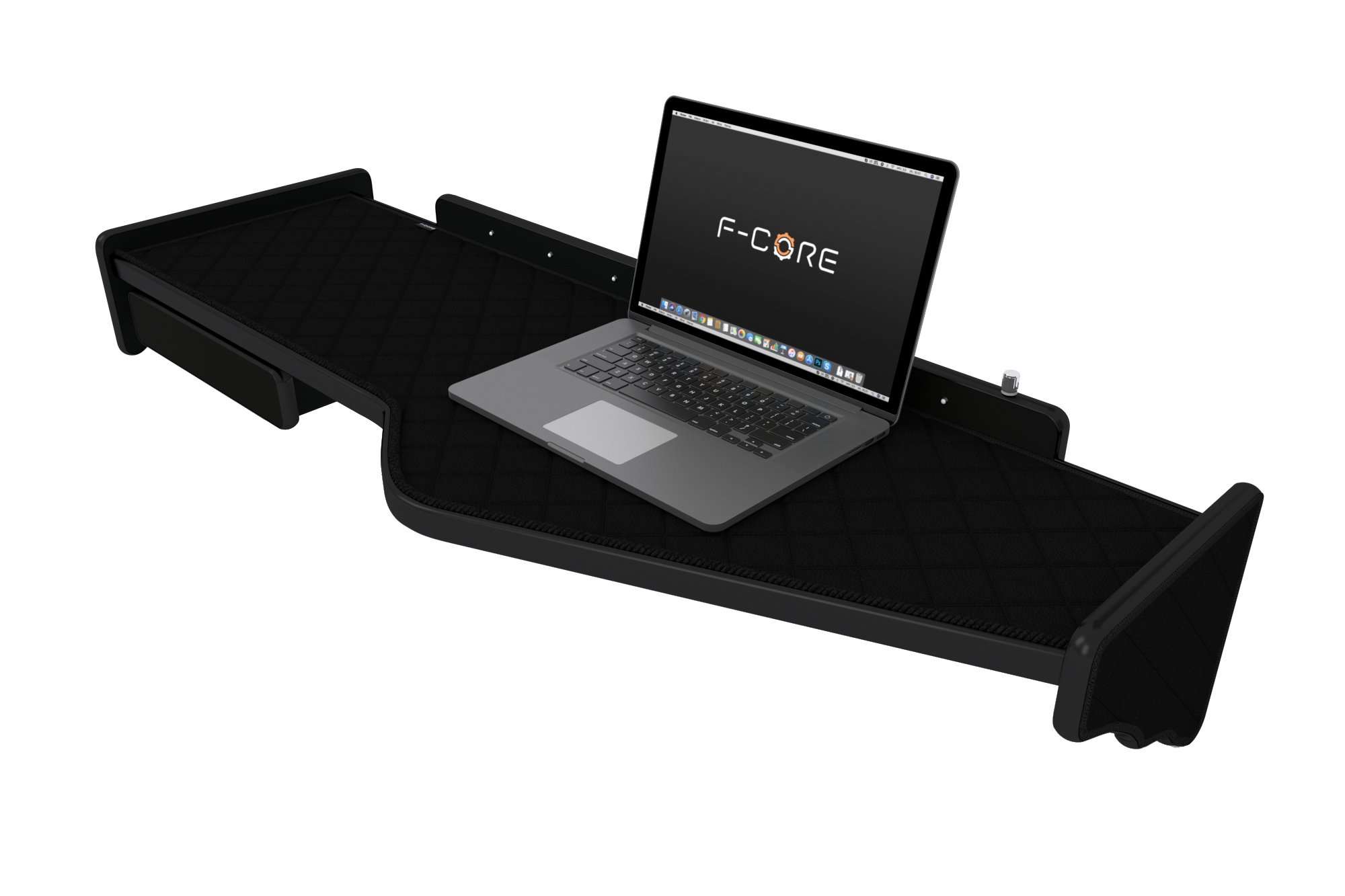 table dashboard cabine SCANIA R accessories truck elegance eco leather synthetic quilted velour fabric 0