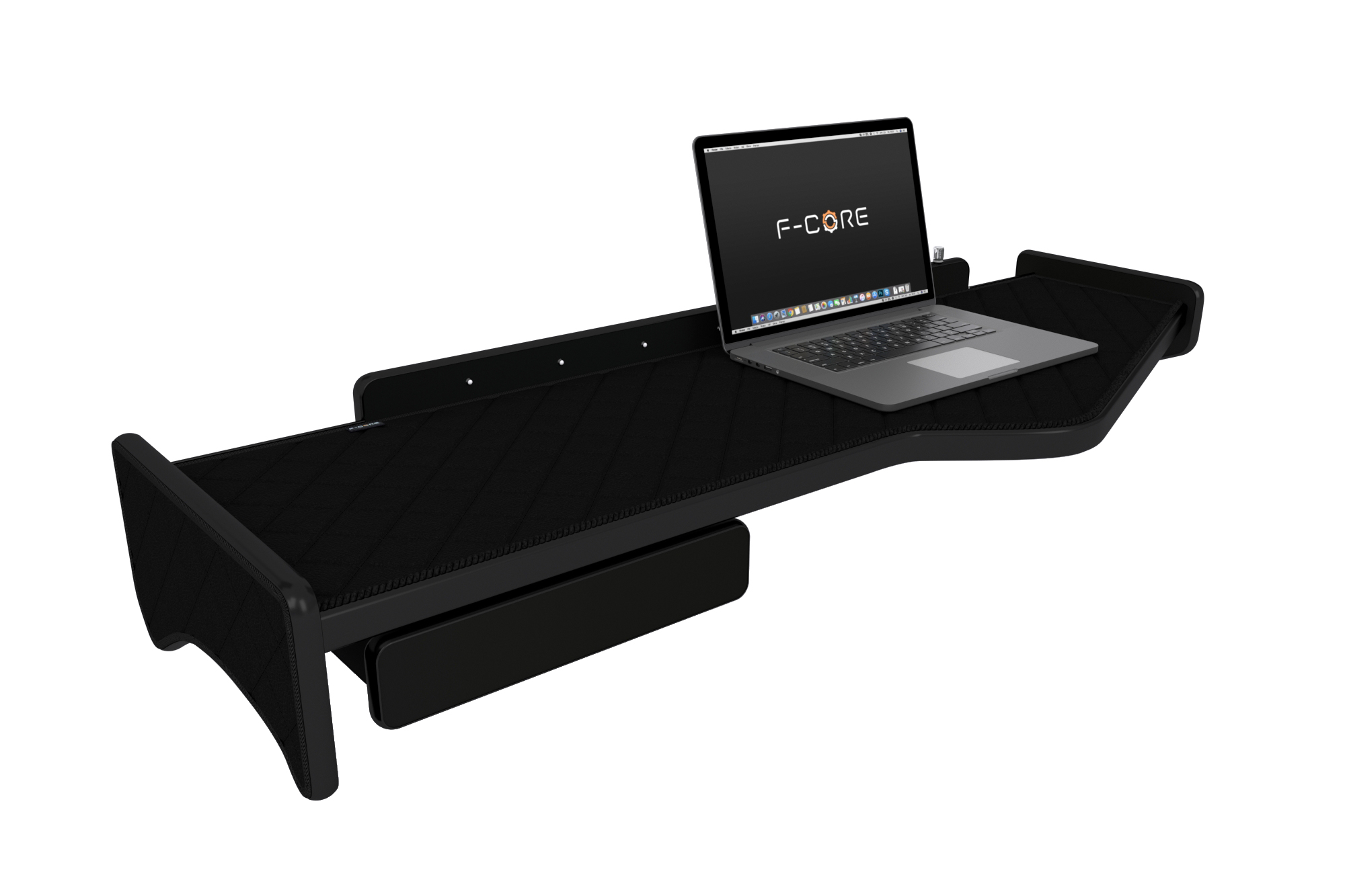 table dashboard cabine SCANIA R accessories truck elegance eco leather synthetic quilted velour fabric 1